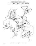 Diagram for 09 - Dispenser Front Parts