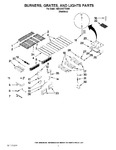 Diagram for 02 - Burners, Grates, And Lights Parts