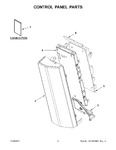 Diagram for 02 - Control Panel Parts