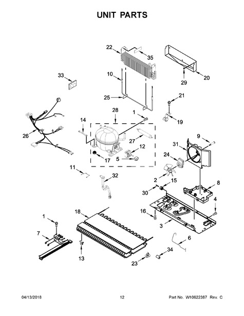 Whirlpool WRF535SMBM00 Parts List | Coast Appliance Parts