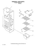 Diagram for 04 - Freezer Liner Parts