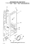 Diagram for 02 - Refrigerator Liner Parts