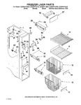 Diagram for 04 - Freezer Liner Parts