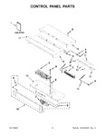 Diagram for 02 - Control Panel Parts