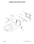 Diagram for 05 - Lower Oven Door Parts