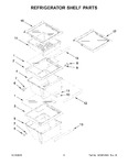 Diagram for 04 - Refrigerator Shelf Parts