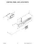 Diagram for 03 - Control Panel And Latch Parts