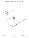 Diagram for 03 - Control Panel And Latch Parts