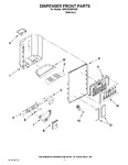 Diagram for 08 - Dispenser Front Parts