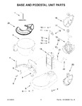 Diagram for 04 - Base And Pedestal Unit Parts