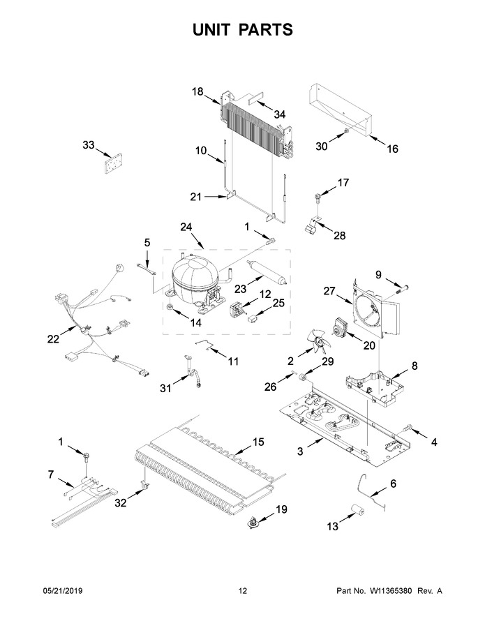 Whirlpool Wrb322dmbm01 Parts List Coast Appliance Parts