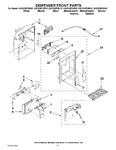 Diagram for 08 - Dispenser Front Parts