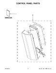 Diagram for 02 - Control Panel Parts