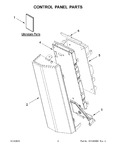 Diagram for 02 - Control Panel Parts