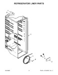 Diagram for 03 - Refrigerator Liner Parts