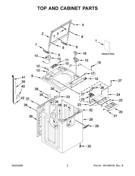 Whirlpool 5KSM70SHXEPP0 Parts List