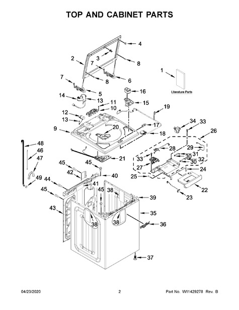 Whirlpool WTW7120HW0 Parts List | Coast Appliance Parts