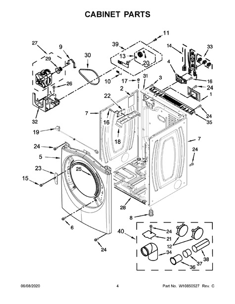 Whirlpool WED72HEDW1 Parts List | Coast Appliance Parts