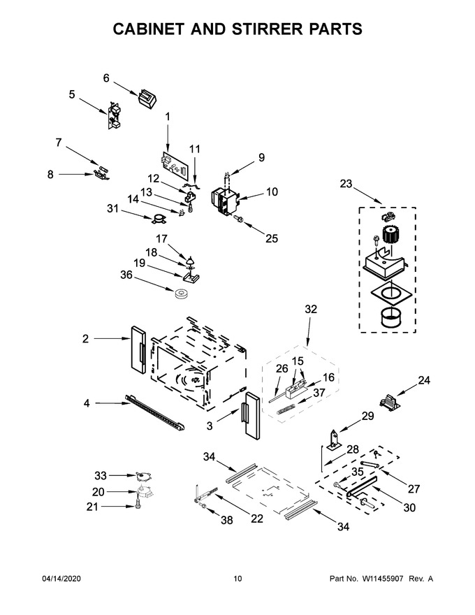 Whirlpool WPW10490593 HOUSNG-LMP | Coast Appliance Parts