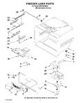 Diagram for 02 - Freezer Liner Parts