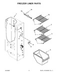 Diagram for 05 - Freezer Liner Parts