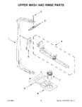 Diagram for 06 - Upper Wash And Rinse Parts