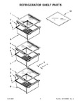 Diagram for 04 - Refrigerator Shelf Parts