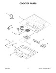 Diagram for 02 - Cooktop Parts