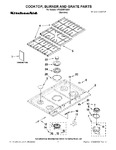 Diagram for 01 - Cooktop, Burner And Grate Parts