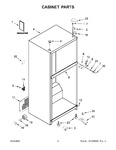 Diagram for 02 - Cabinet Parts