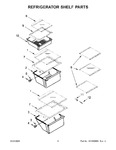 Diagram for 04 - Refrigerator Shelf Parts