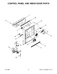 Diagram for 03 - Control Panel And Inner Door Parts