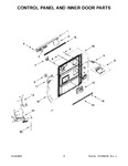 Diagram for 03 - Control Panel And Inner Door Parts