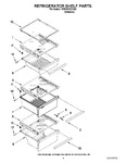 Diagram for 03 - Refrigerator Shelf Parts