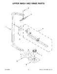 Diagram for 06 - Upper Wash And Rinse Parts