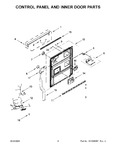 Diagram for 03 - Control Panel And Inner Door Parts