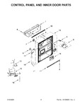 Diagram for 03 - Control Panel And Inner Door Parts