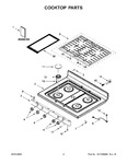 Diagram for 02 - Cooktop Parts