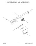 Diagram for 03 - Control Panel And Latch Parts