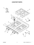 Diagram for 02 - Cooktop Parts