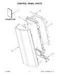 Diagram for 02 - Control Panel Parts