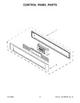 Diagram for 03 - Control Panel Parts