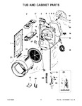 Diagram for 04 - Tub And Cabinet Parts