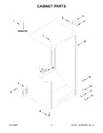 Diagram for 02 - Cabinet Parts