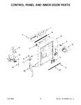 Diagram for 03 - Control Panel And Inner Door Parts