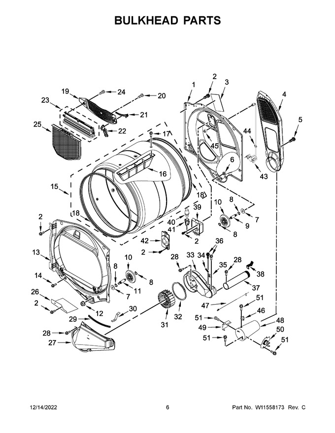 Whirlpool W10545923 DRUM | Coast Appliance Parts