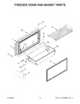 Diagram for 08 - Freezer Door And Basket Parts