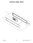 Diagram for 03 - Control Panel Parts