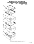 Diagram for 03 - Refrigerator Shelf Parts