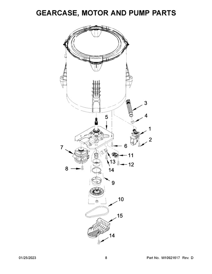 Whirlpool W10721967 CAM AND SPLUTCH KIT | Coast Appliance Parts